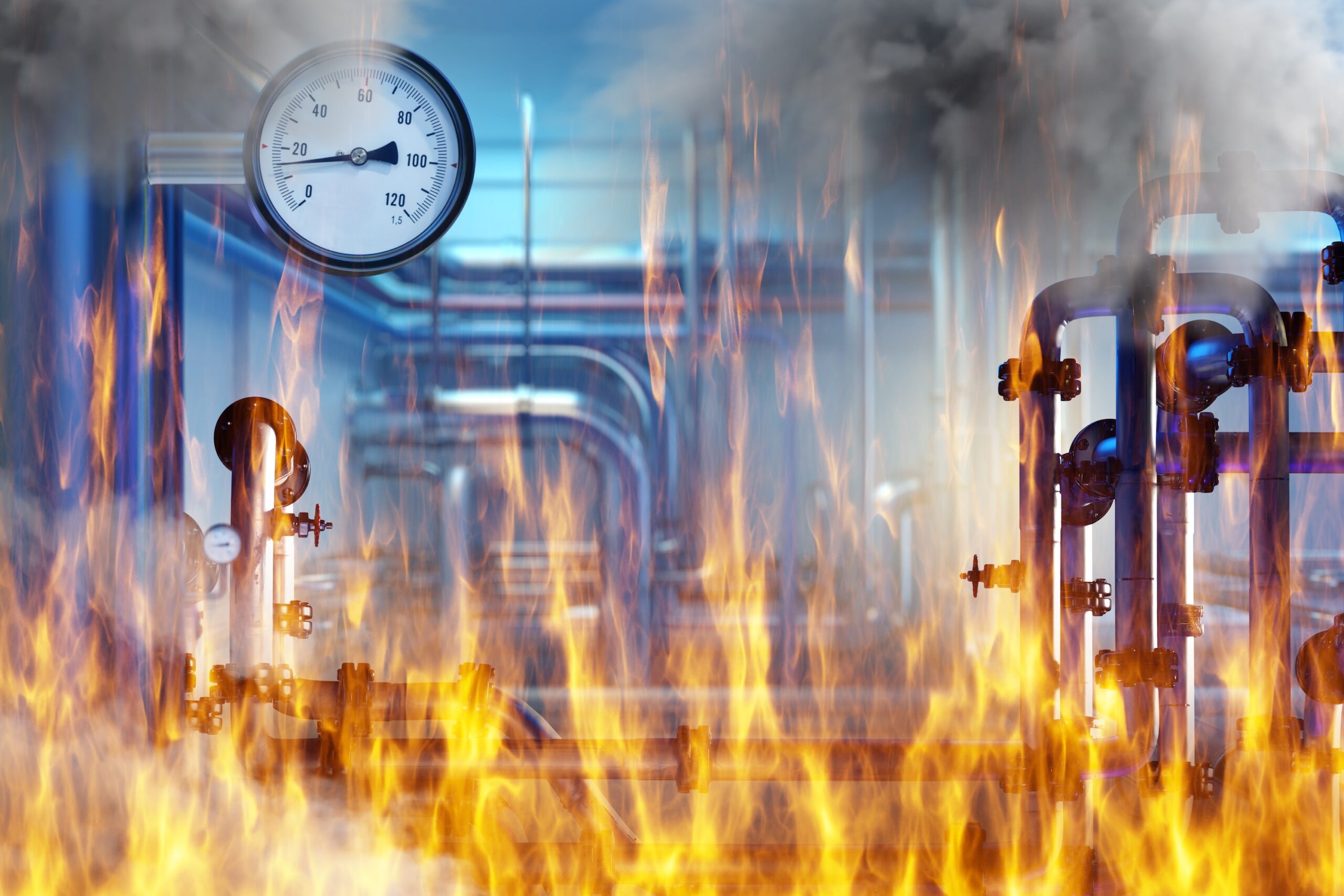 Vor Explosion auf der Arbeit beschützt